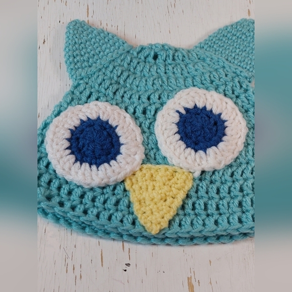 Owl Adult and Child Beanie Handmade Hats - Picture 12 of 16